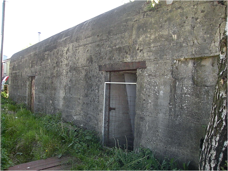 blockhaus pour stocker les explosifs