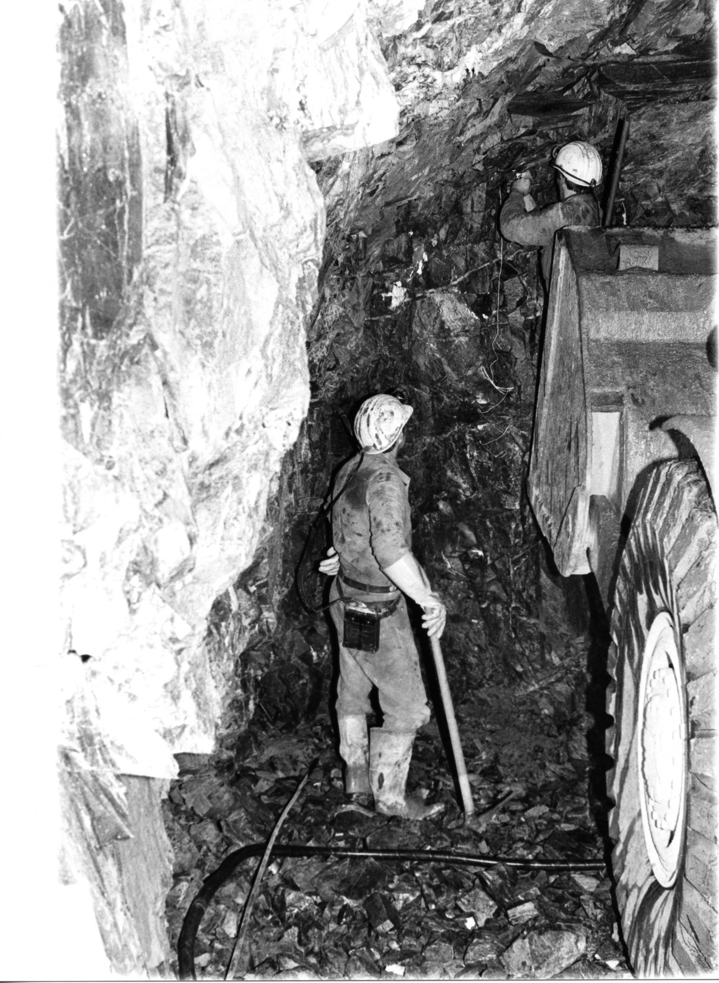 Percement de la descenderie