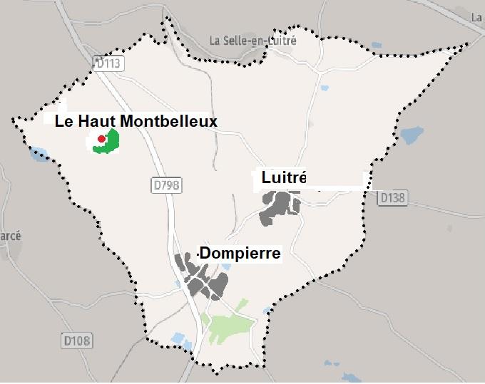 Carte de luitre dompierre