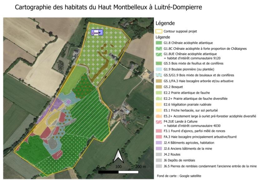 Cartographie des habitats bretagne vivante