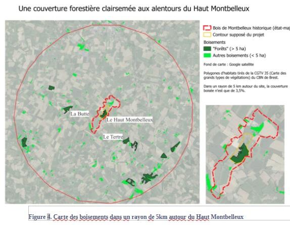 Couverture forestiere bretagne vivante